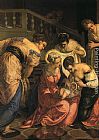 Jacopo Robusti Tintoretto The birth of St. John the Baptist - detail painting